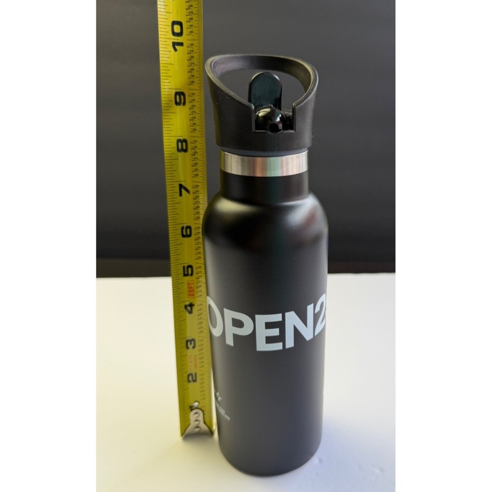 eBay Open 2025 Black Metal‎ Insulated 10" Thermos Bottle New Canvas Tote Bag - Picture 9 of 14